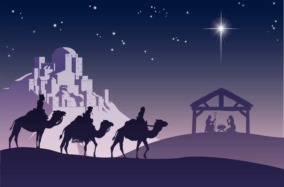 The Magi Visit the Messiah 2 After Jesus was born in Bethlehem in Judea, during the time of King Herod, Magi[a] from the east came to Jerusalem 2 and asked, “Where is the one who has been born king of the Jews? We saw his star when it rose and have come to worship him.” 3 When King Herod heard this he was disturbed, and all Jerusalem with him. 4 When he had called together all the people’s chief priests and teachers of the law, he asked them where the Messiah was to be born. 5 “In Bethlehem in Judea,” they replied, “for this is what the prophet has written: 6 “‘But you, Bethlehem, in the land of Judah, are by no means least among the rulers of Judah; for out of you will come a ruler who will shepherd my people Israel.’[b]” 7 Then Herod called the Magi secretly and found out from them the exact time the star had appeared. 8 He sent them to Bethlehem and said, “Go and search carefully for the child. As soon as you find him, report to me, so that I too may go and worship him.” 9 After they had heard the king, they went on their way, and the star they had seen when it rose went ahead of them until it stopped over the place where the child was. 10 When they saw the star, they were overjoyed. 11 On coming to the house, they saw the child with his mother Mary, and they bowed down and worshiped him. Then they opened their treasures and presented him with gifts of gold, frankincense and myrrh. 12 And having been warned in a dream not to go back to Herod, they returned to their country by another route.