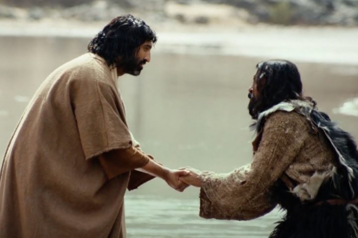 Jesus is baptized by John the Baptist Mark 1:9-15